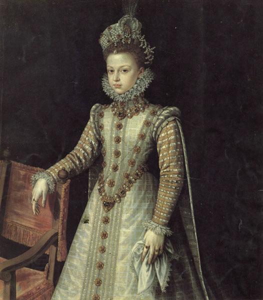 SANCHEZ COELLO, Alonso Portrait of Isabella Clara Eugenia oil painting picture